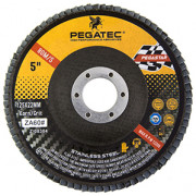 Круг лепестковый PEGATEC 125х22 для стали, зернистость 60