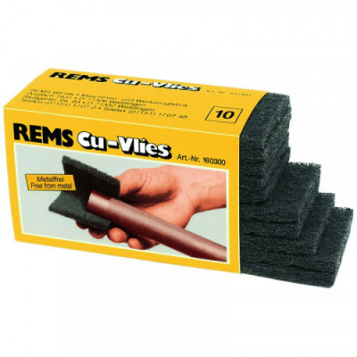 Зачищающая губка Rems Cu Vlies (10 шт.) Зачищающая губка Rems Cu Vlies (10 шт.)