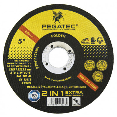 Круг отрезной PEGATEC 125x1,2x22 Круг отрезной PEGATEC 125x1,2x22