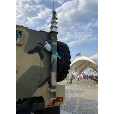 Мачта автомобильная осветительная для установки на кузов (КУНГ) МАО-4м(Л)-4х50Вт(С)
Мачта автомобильная осветительная для установки на кузов (КУНГ) МАО-4м(Л)-4х50Вт(С)